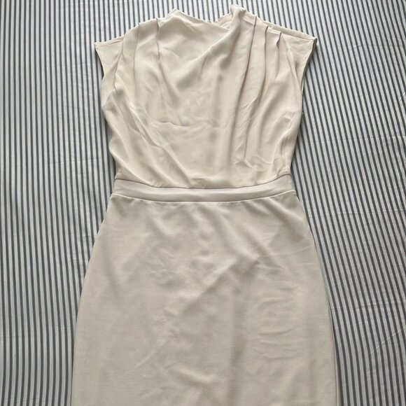 Express Mock Drape Midi Dress - Picture 1 of 3